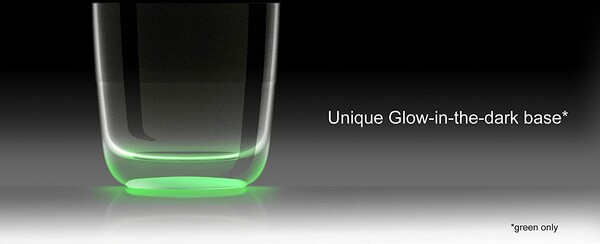 Wijnglas 'Glow-in-the-dark' Groen Non-Slip