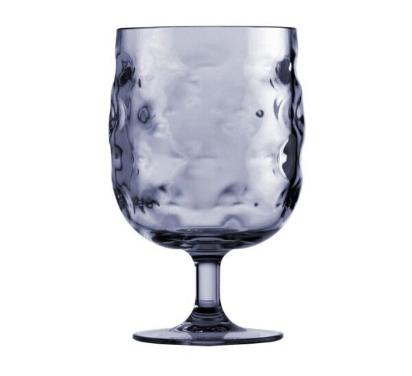 Moon Wijnglas Blauw - Set van 4