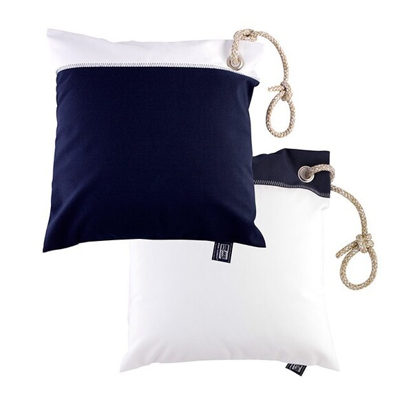 Waterproof Kussen Navy & White