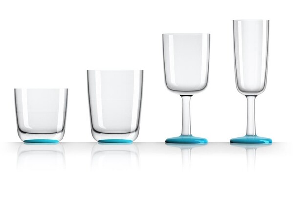 Champagneglas Blauw Non-Slip