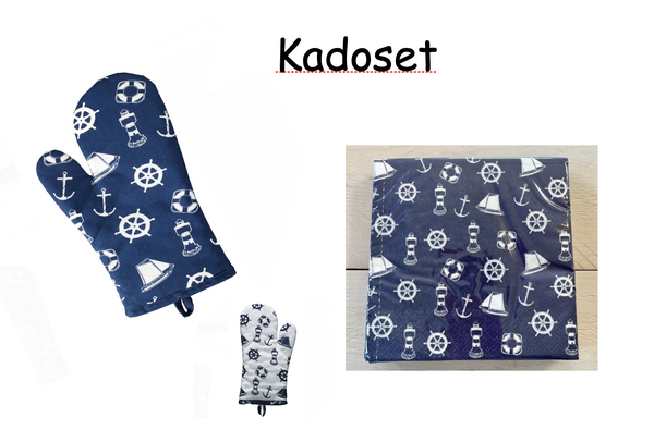 Kadoset Ovenwant & Servetten